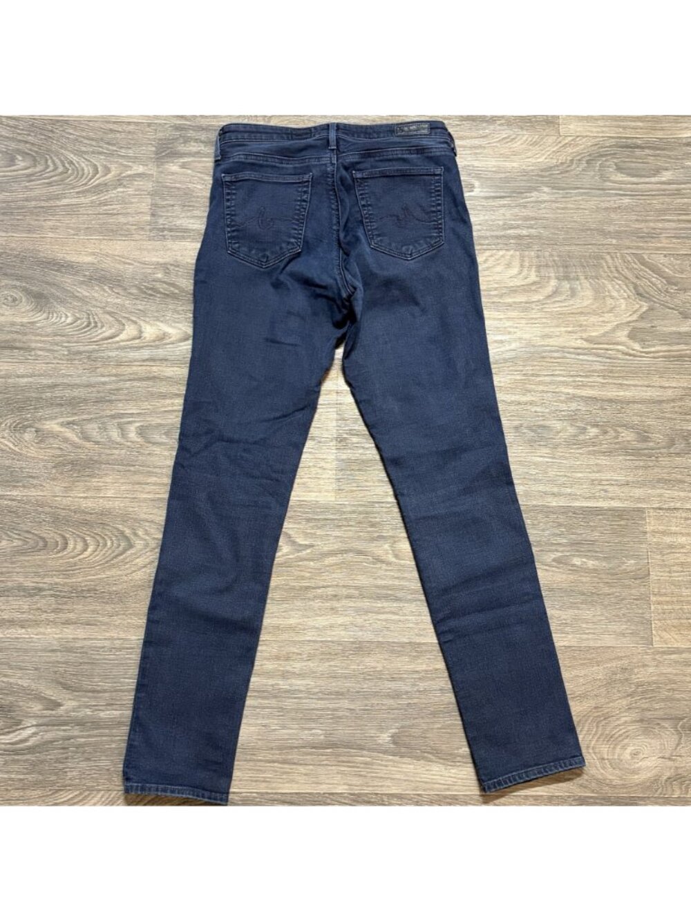 AG Adriano Goldschmied Prima Mid Rise Cigarette Skinny Jeans 28R Dark Wash USA - Picture 4 of 12